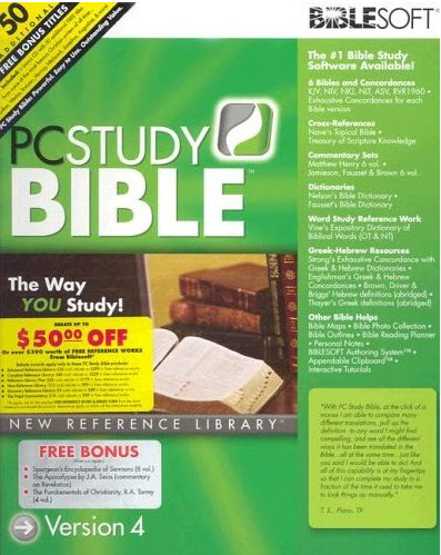 biblesoft pc study bible new reference library 4 pc study bible 4 is ...