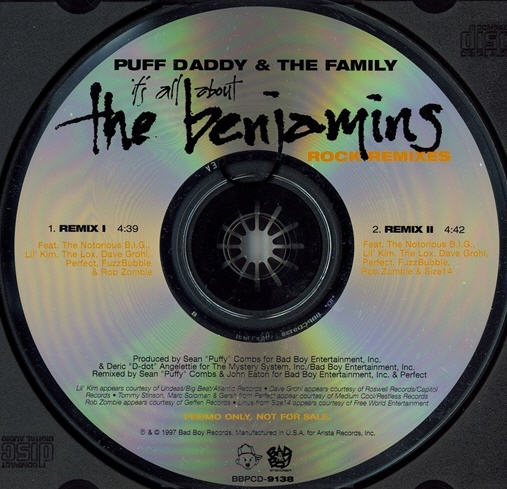 Puff Daddy & The Family It's All About The Benjamins Rock Remixes PROMO ...